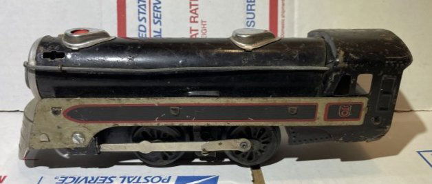 Vintage Early Marx Tin Metal Locomotive Train Engine in Fair-Good Condition (1 of 6)