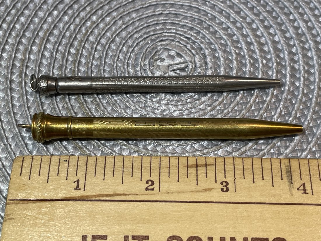 2-Antique Wahl Eversharp Gold-Filled & Pal Mechanical Pencils Preowned from an Estate as Pictured. (1 of 3)