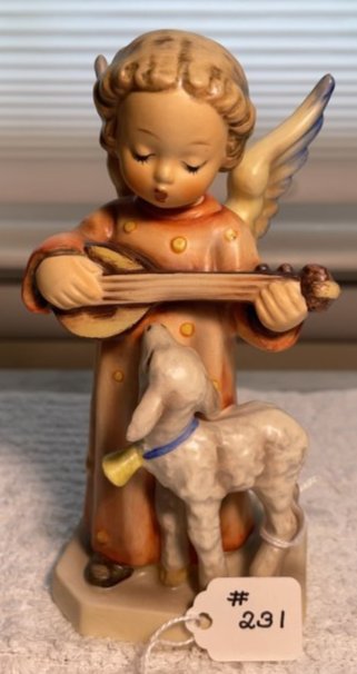 Vintage HUMMEL Figurine #83 TMK-3 ANGEL SERENADE W/LAMB 5" Tall in Good Preowned Condition: Vintage HUMMEL Figurine #83 TMK-3 ANGEL SERENADE W/LAMB 5" Tall in Good Preowned Condition as Pictured. $10 DOMESTIC INHOUSE SHIPPING.