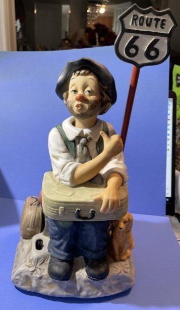 Vtg WACO Melody in Motion ROUTE66 WILLIE The HOBO w/Motion & Sound 12.5" Tall in Good Working Order: Vintage WACO Melody in Motion ROUTE66 WILLIE The HOBO w/Motion & Sound 12.5" Tall in Good Working Order. $18 Domestic Shipping.