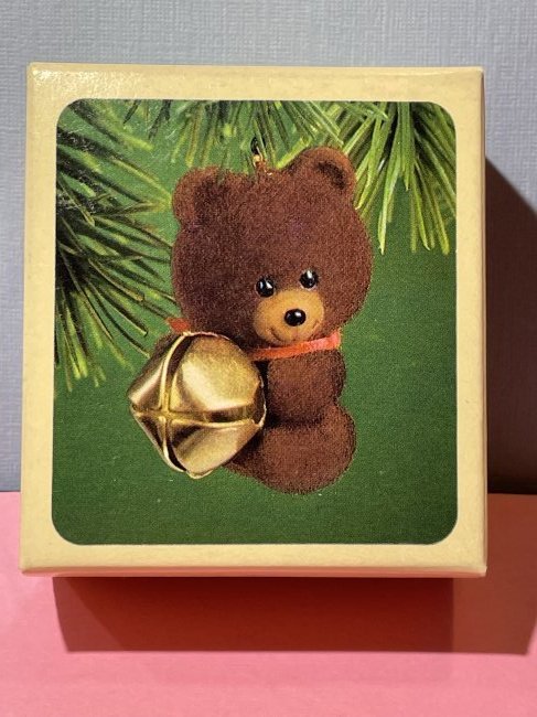 Vintage Hallmark Keepsake Jingling Teddy Ornament 1982 in New Never Used Condition.: Vintage Hallmark Keepsake Jingling Teddy Ornament 1982 in New Never Used Condition. $5 Domestic Shipping. (On multiple lots won the in house shipping will combine or adjust accordingly)