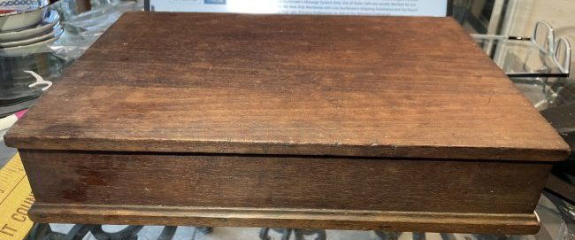 Antique Portable Wooden Hinged Tabletop Writing Desk 10" X 14" in VG Preowned Condition.: Antique Portable Wooden Hinged Tabletop Writing Desk 10" X 14" in VG Preowned Condition. $15 DOMESTIC INHOUSE SHIPPING.