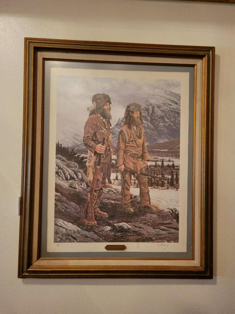 Print by RG Hinney "Mountain Vista" numbered 56/500 (1 of 6)