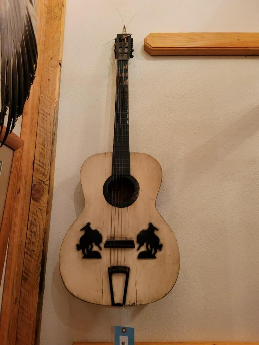 Vintage 6 string guitar, great deco piece (1 of 4)