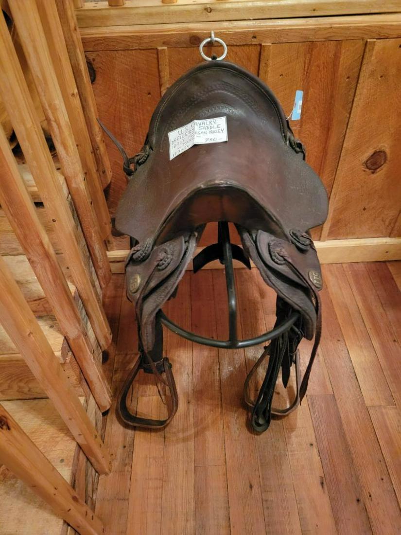 US Calvary Officers Saddle: .