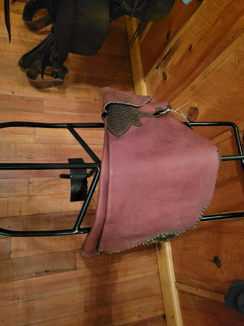 Virginia City Leather Bootas or leggings, R.S. Giles Montana Territory: .
