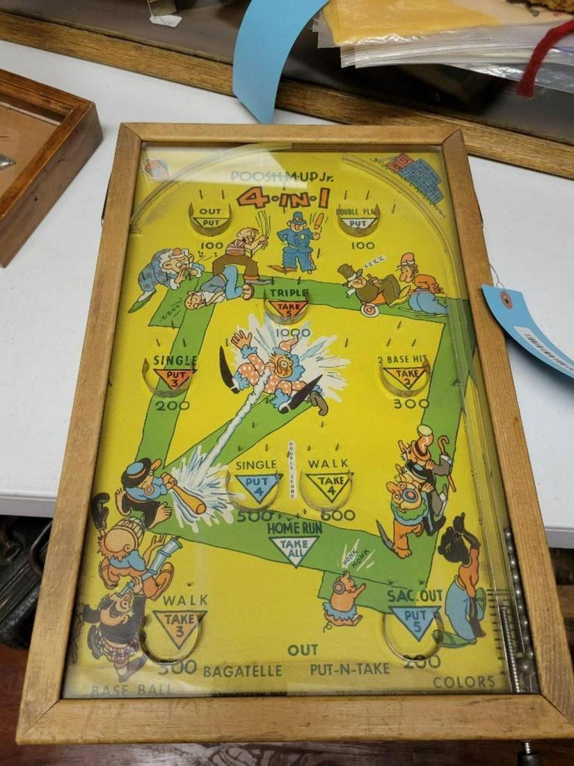 Vintage Push-M-Up Jr 4- in 1 Baseball game (1 of 4)