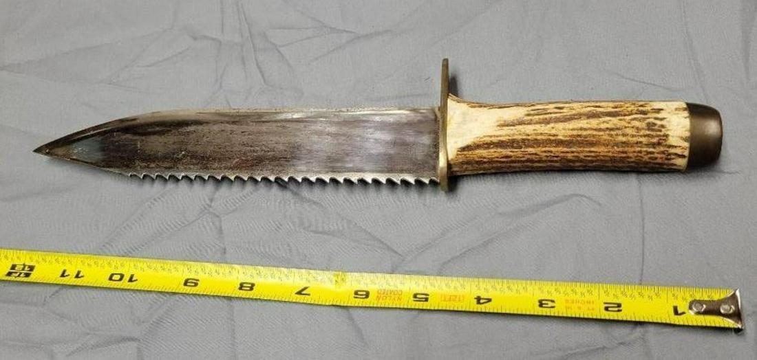 Handmade Knife with Antler handle (1 of 4)