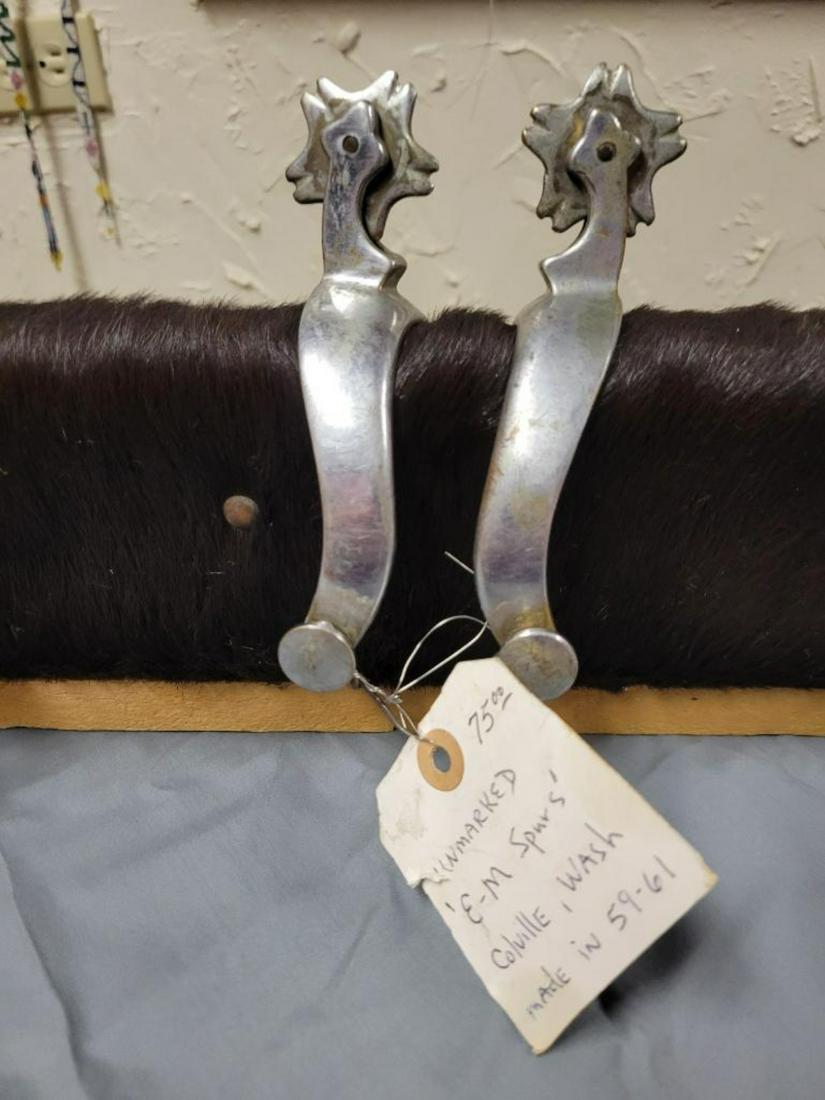Unmarked E-M Spurs, Colville WA, made in 59-61 (1 of 3)