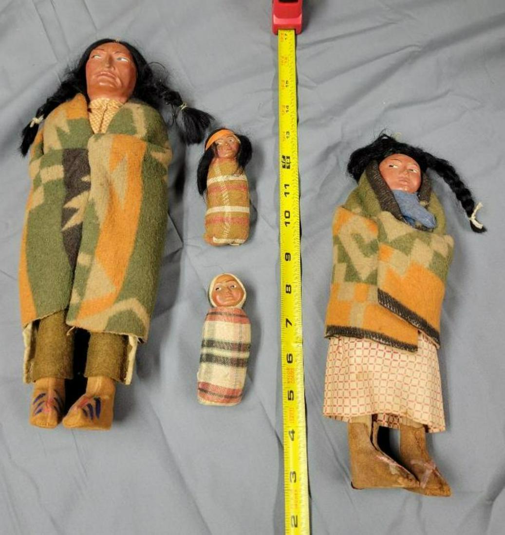 Native American Doll Family of 4, older dolls (1 of 10)