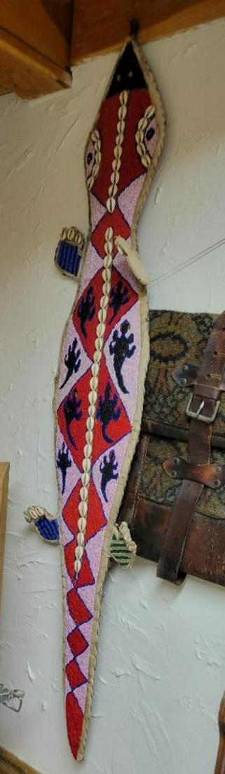 Vintage Beaded Lizard, approx 5 ft long (1 of 5)