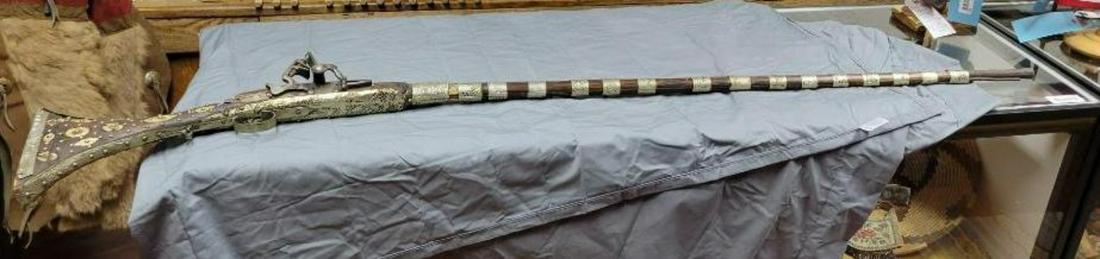 Very Unique Muzzleloader, flintlock, lots of decorative work done to this piece (1 of 14)