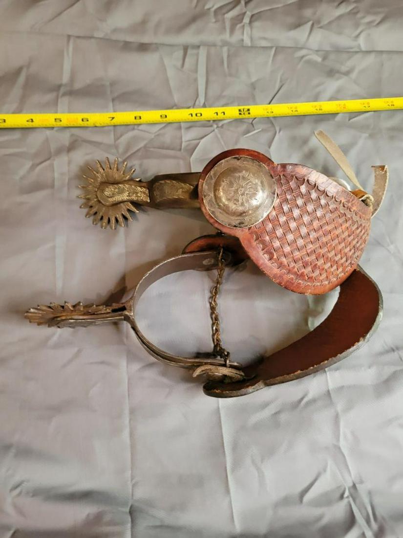 Silver overlayed Iron Spurs (1 of 6)