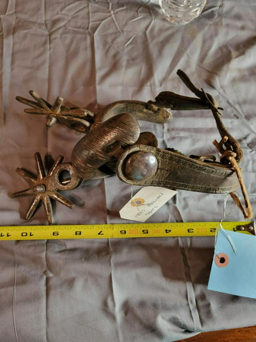 Pair of 1800's Mexican Spurs (1 of 6)