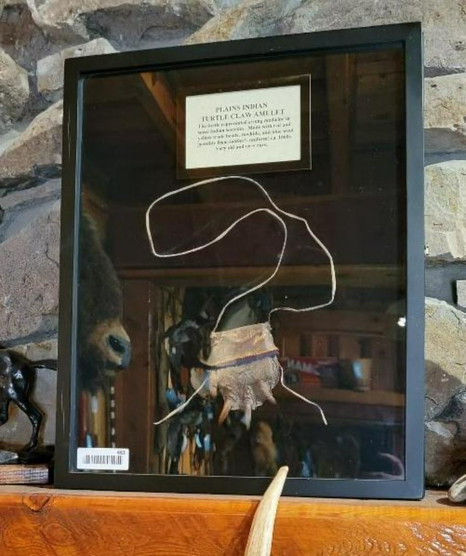 Plains Indian Turtle Claw Amulet (1 of 2)