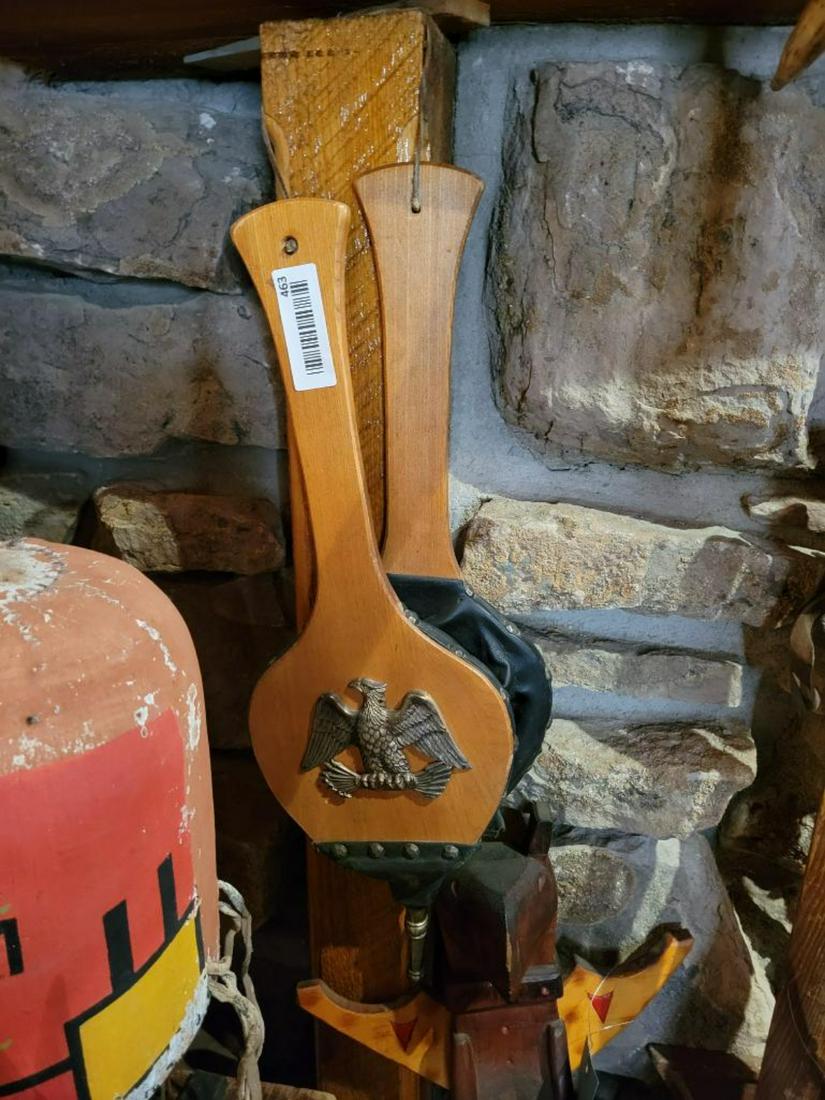 Pair of fireplace bellows (1 of 3)