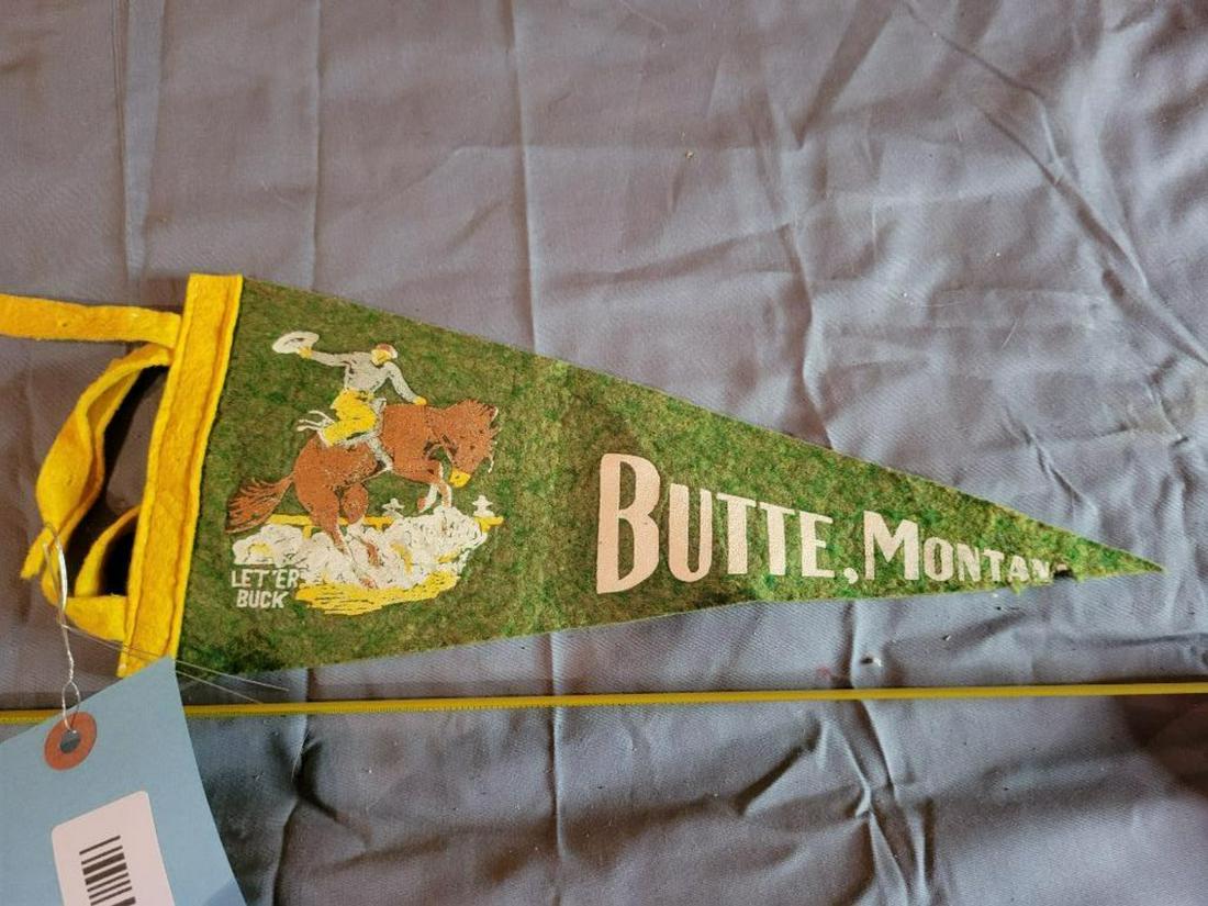 Let ' Er Buck Souvenir Pennant (1 of 3)