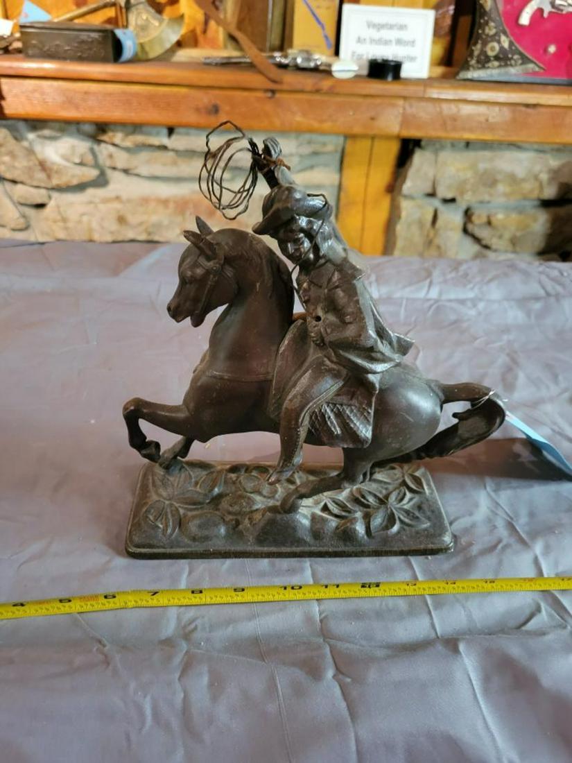 Buffalo Bill Wild West Show Souvenir, Bronze, approx 10 inches tall (1 of 4)