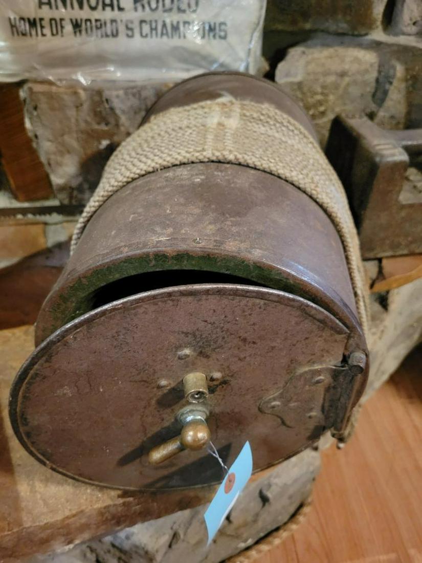 Vintage Round Gas Station Safe (1 of 2)