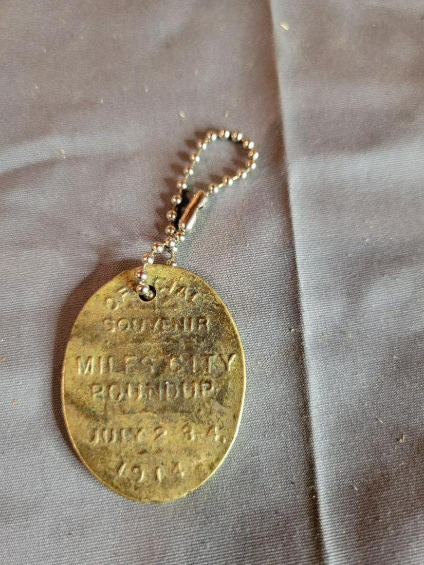 Official Souvenir Miles City Roundup from 1914, appears to have been hand dug (1 of 3)