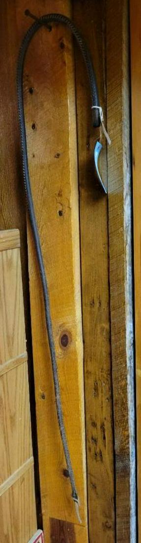 Braided leather whip (1 of 4)