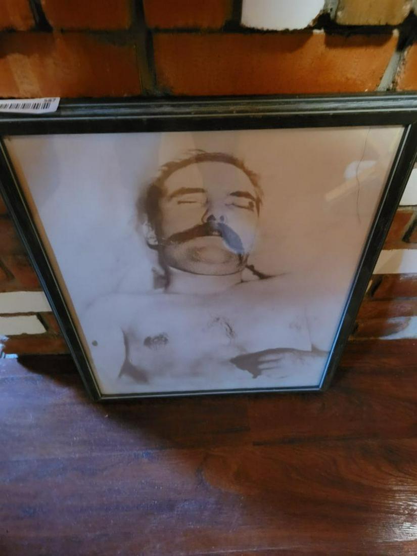 Mortician's Photo of Outlaw John Wesley Hardin,, 22 x 28 inches: .