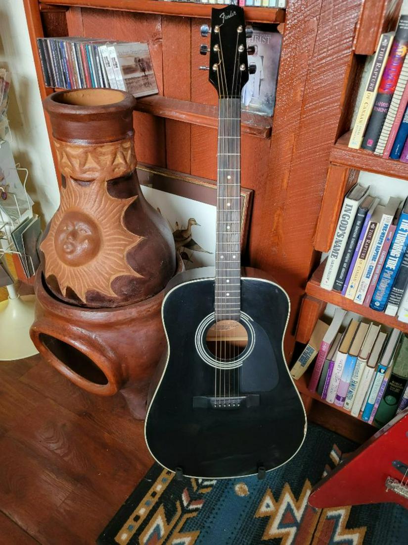 Fender 6 string acoustic guitar (1 of 4)