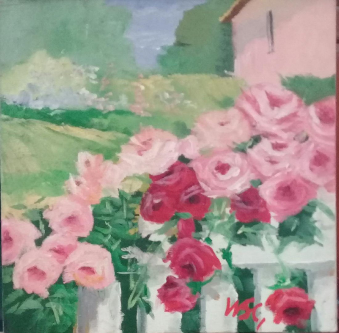 Super Rare Landscape painting by Sir Winston Churchill (1 of 6)