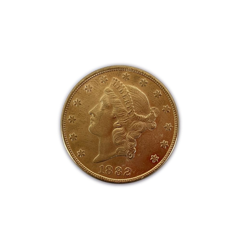 1882 GOLD TWENTY DOLLAR COIN (1 of 2)