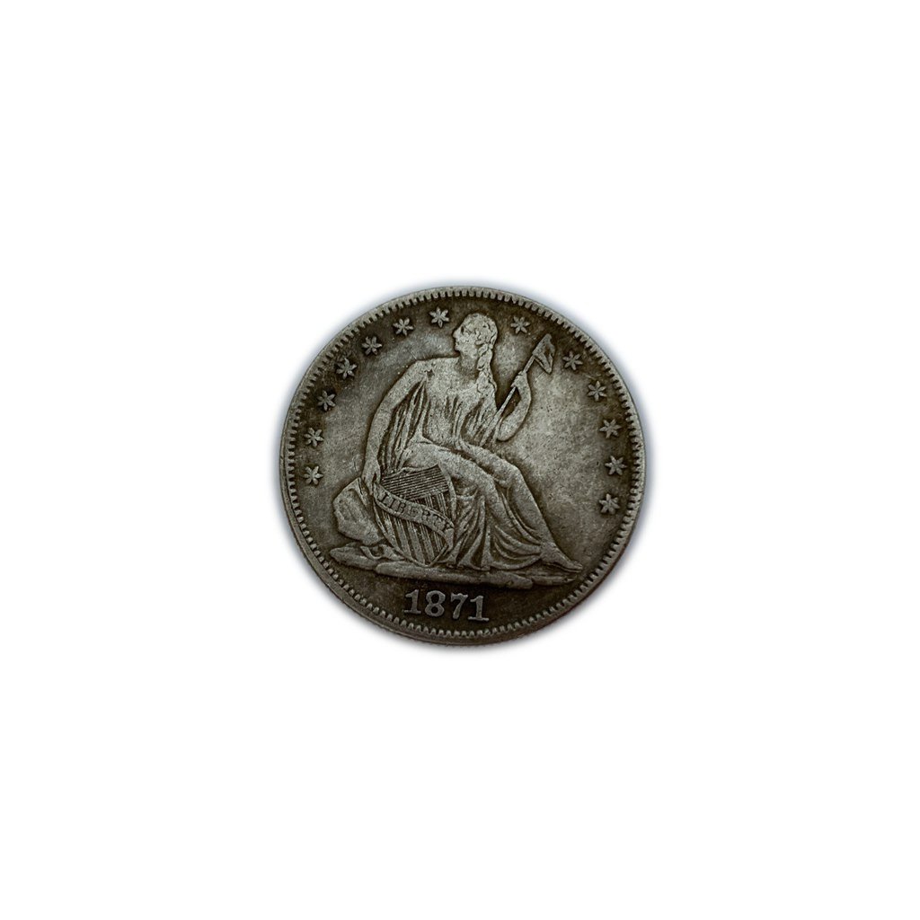 1871-S HALF DOLLAR COIN (1 of 2)