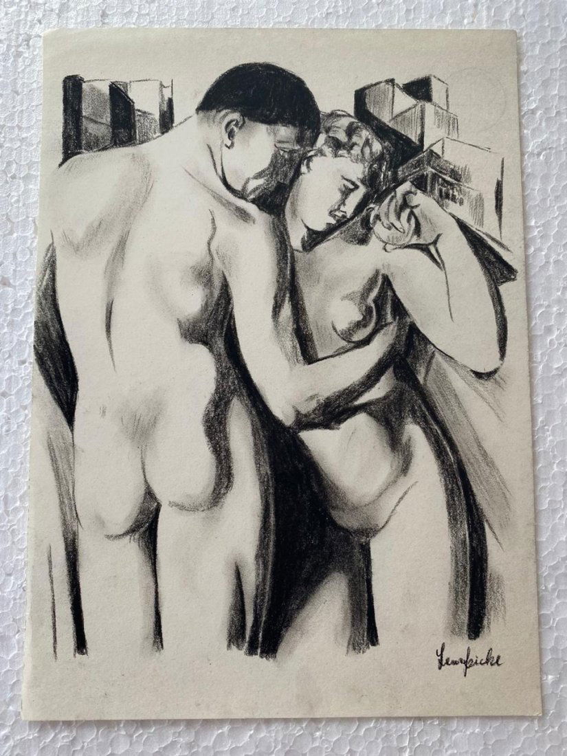 Signed and Sealed Tamara de Lempicka Charcoal Drawing: Signed and Sealed Tamara de Lempicka Charcoal Drawing on Paper. verso stamp inscribed "Hammer Galleries New York" Aprox size 9" x 12" Inches aprox. This item has limited provenance, it doesnt have any