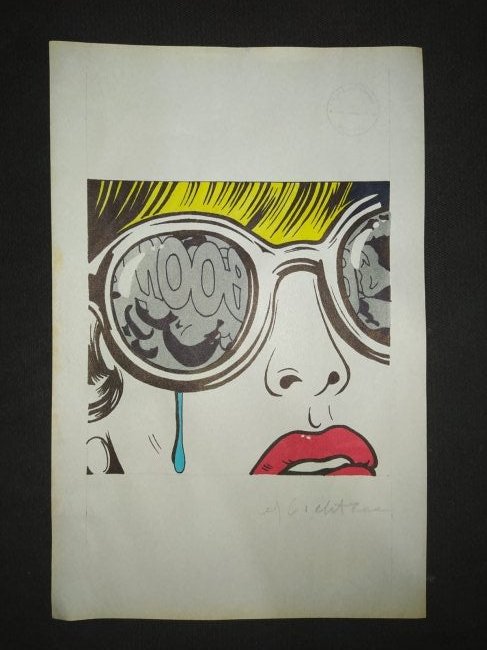 Roy Lichtensein Mixed Media Drawing On Paper Signed (1 of 2)