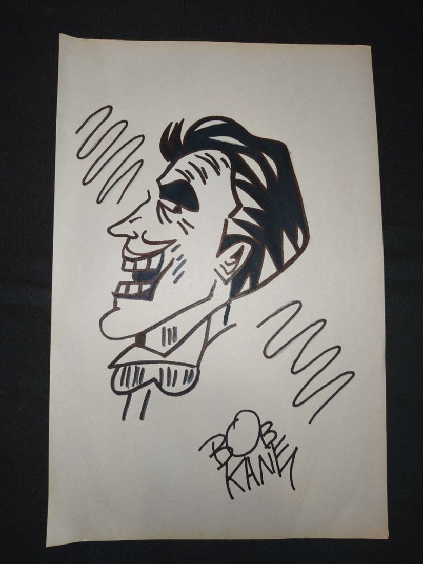 Bob Kane Ink Drawing On Paper In The Style Of (1 of 1)