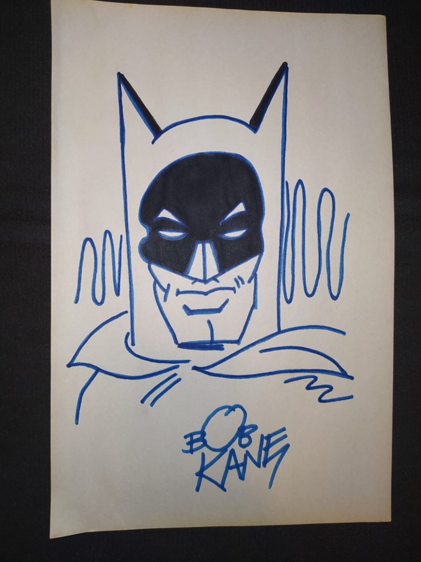 Bob Kane Ink Drawing On Paper In The Style Of (1 of 1)