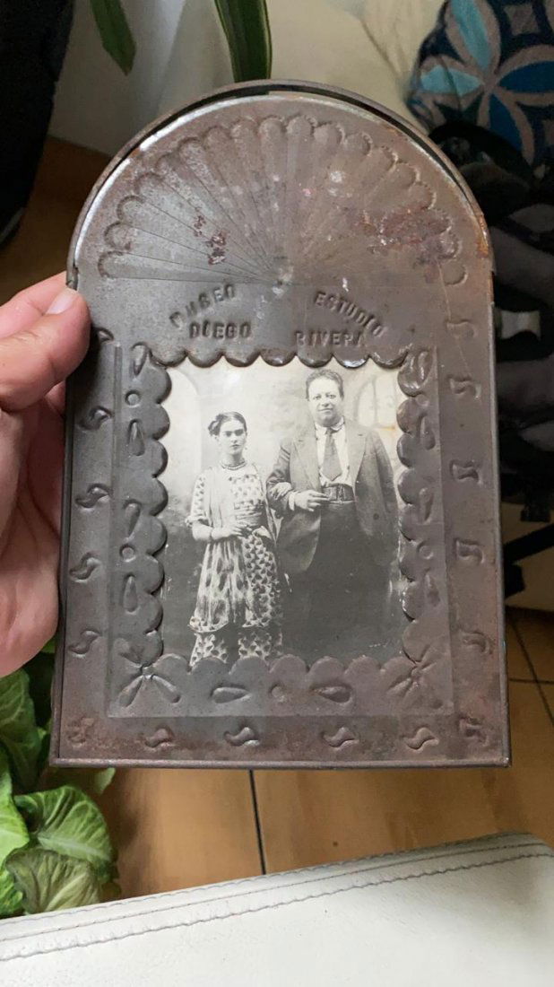 DIEGO RIVERA MUSEUM STUDIO TIN PHOTOGRAPH PORTRAIT 1950 (1 of 12)