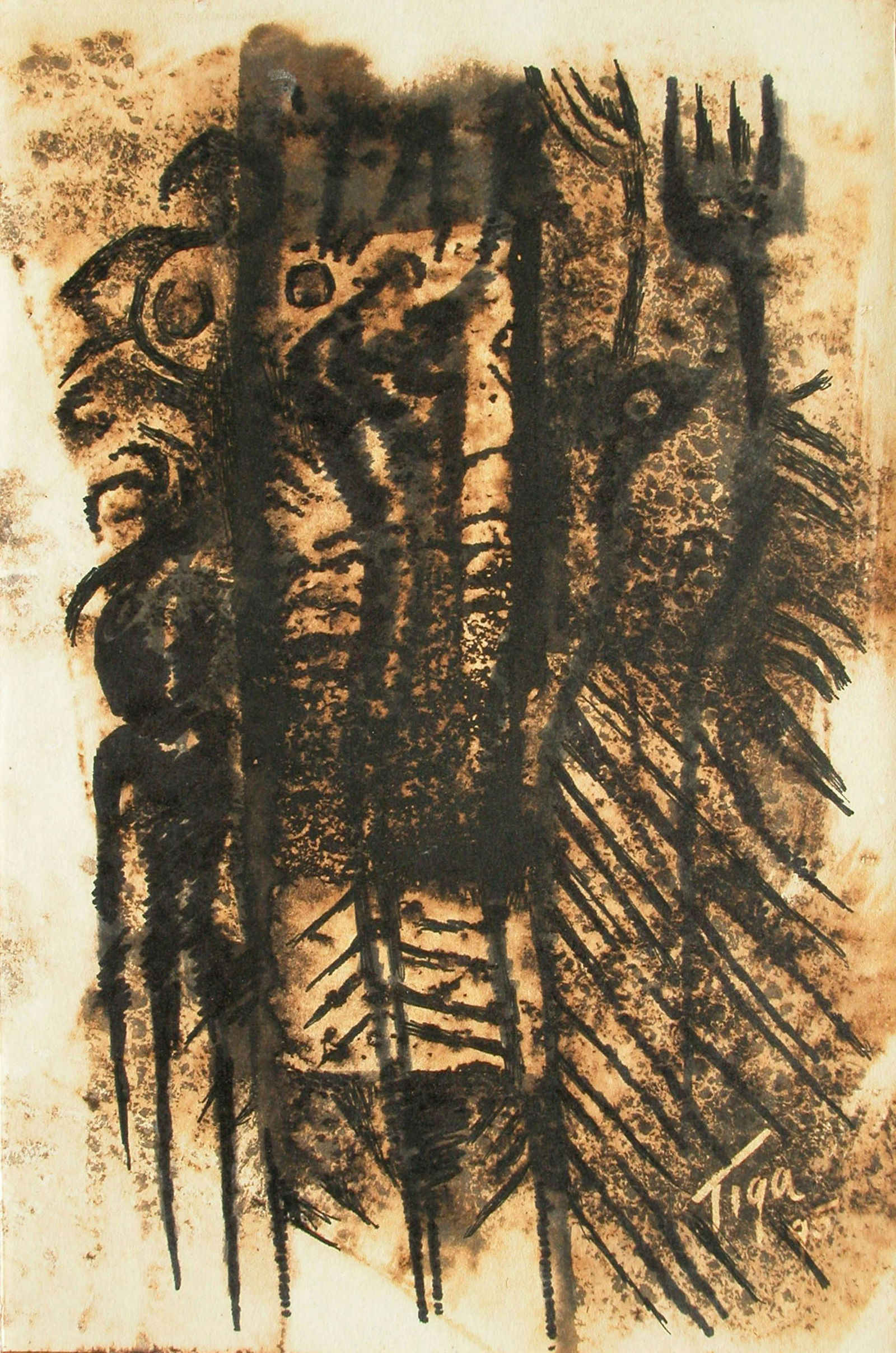 "TIGA" Jean Claude Garoute, Untitled, N.D. (1 of 1)