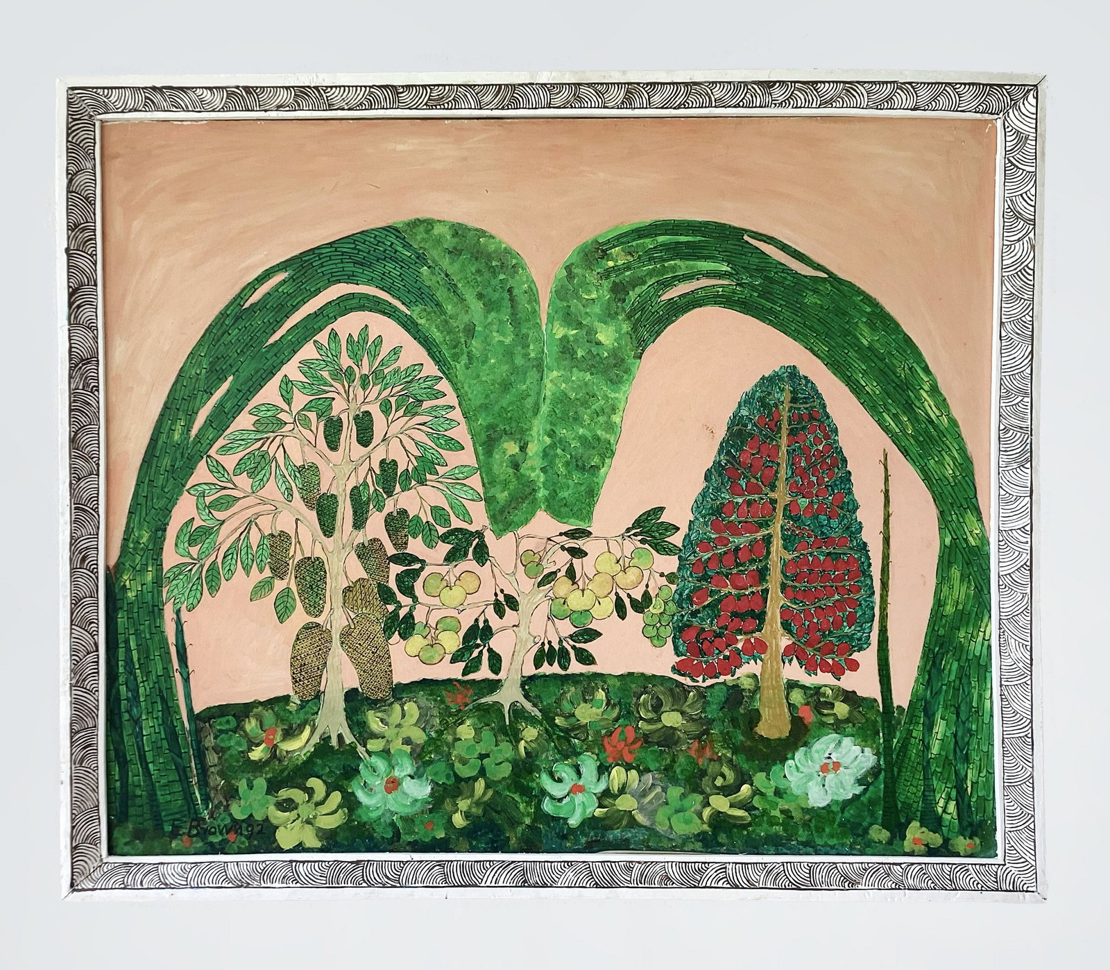 Everald Brown (1917-2003), Invocation Bamboo Arch, 1992 (1 of 2)