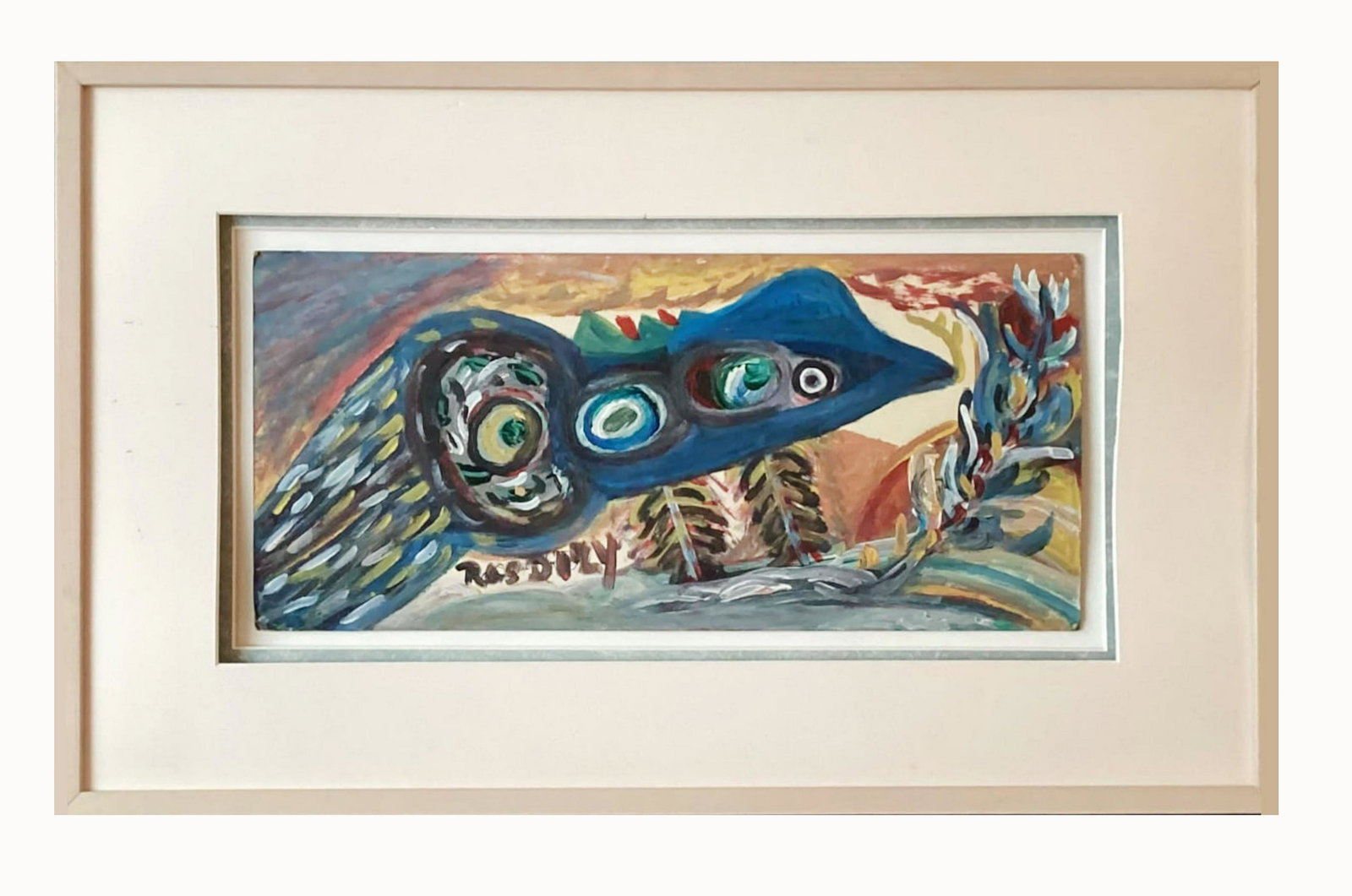 Ras Dizzy (Birth Livingstone) (c1930-2008), Brown Beak Bird, 1992 (1 of 3)