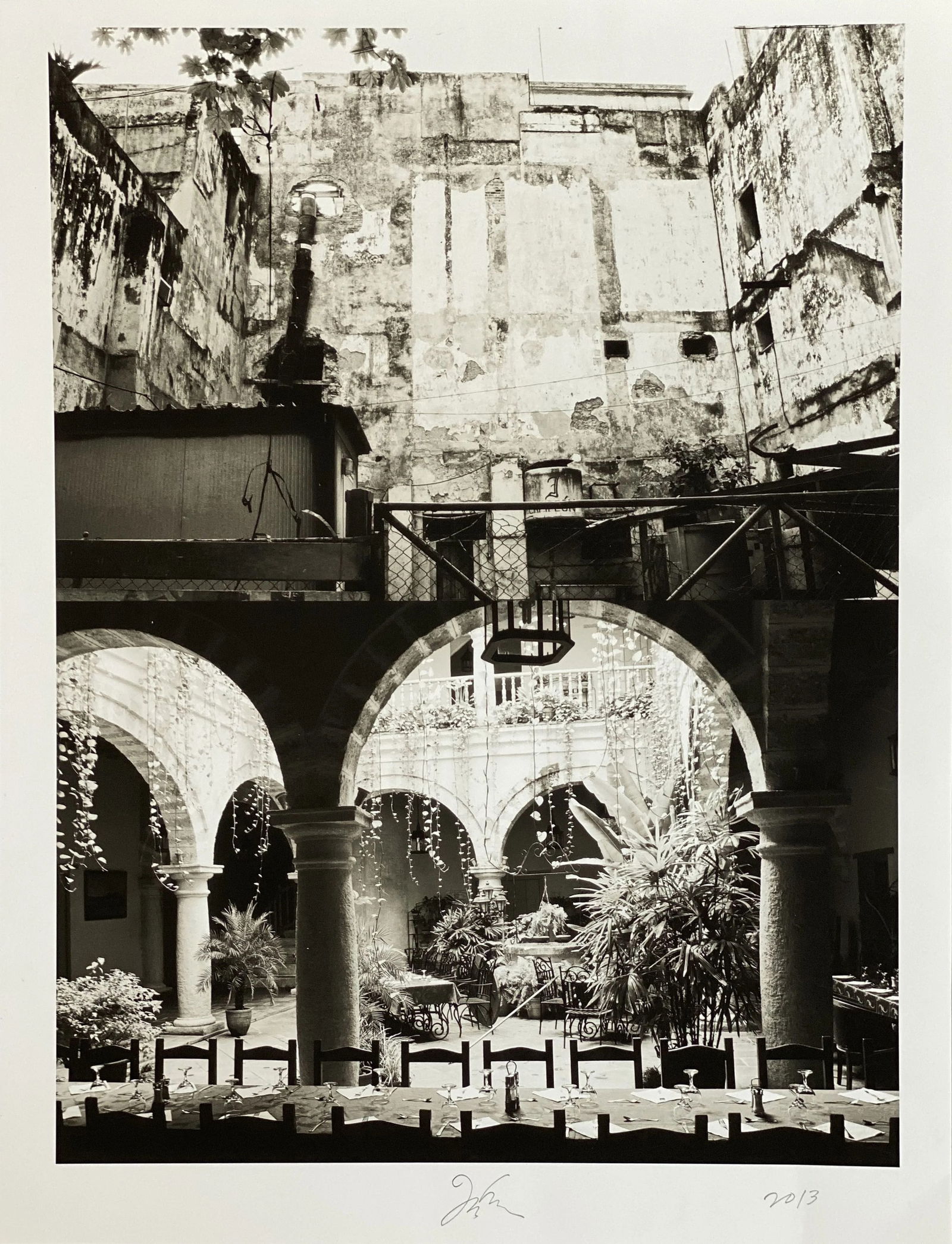 Joe Goode, Jose's Travels Photograph (Havana), 2013: Digital c-print; 17 x 12 in. Unframed. Edition unknown. Signed recto lower center and dated recto lower right Title: Jose's Travels Photograph (Havana), 2013