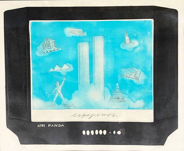 Sandra Ramos. Espejismos, 2002: Collotype, 25 x 29 in. Signed and dated recto lower rightTitled recto lower center. Numbered recto lower left. Ed 4 of 20. Provenance: The artist (Havana)