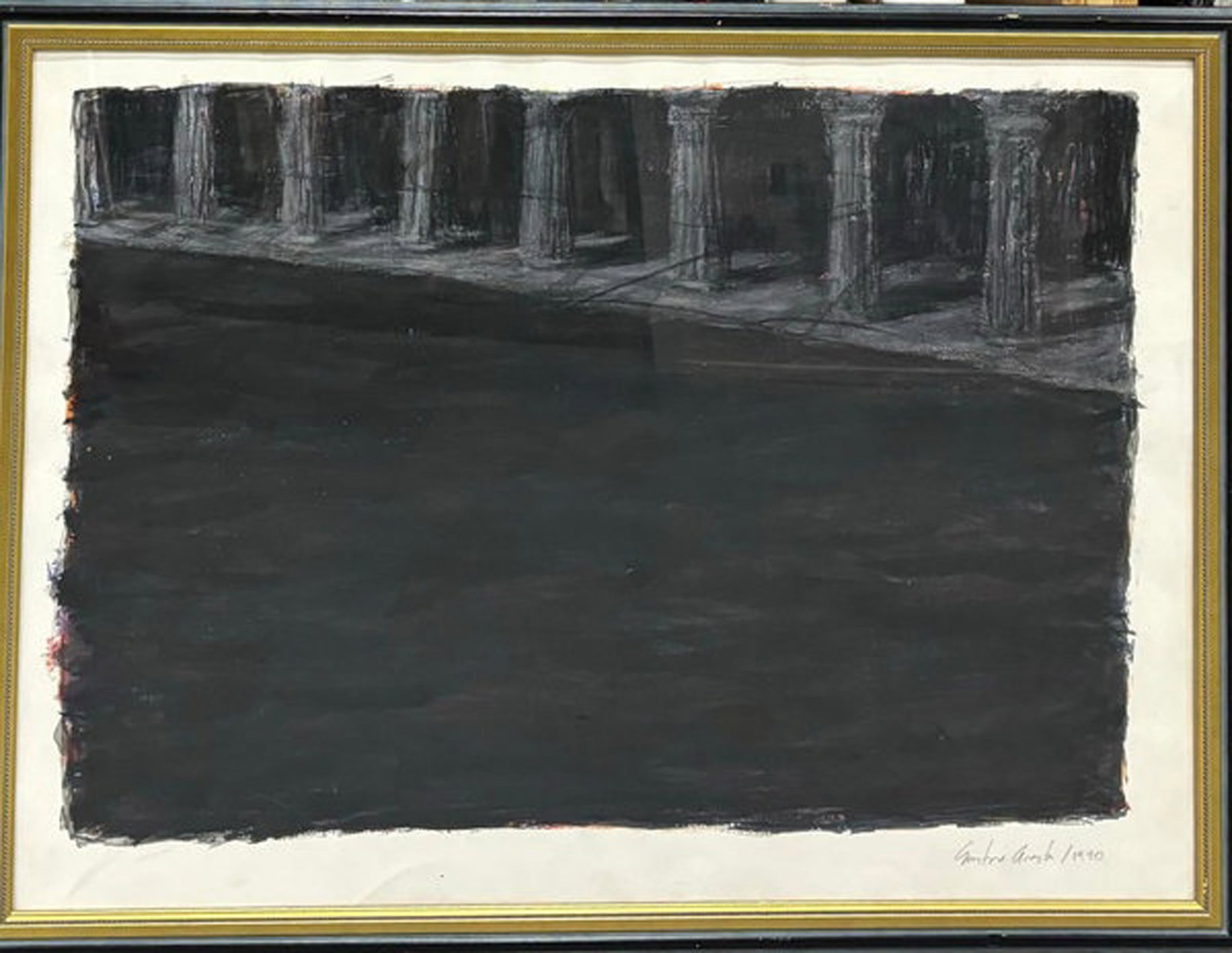 Gustavo Acosta, Untitled, 1990: Oil on paper, 20 x 27.5 in, Framed, Signed and dated recto lower rightProvenance: Galeria Habana, Havana Cuba