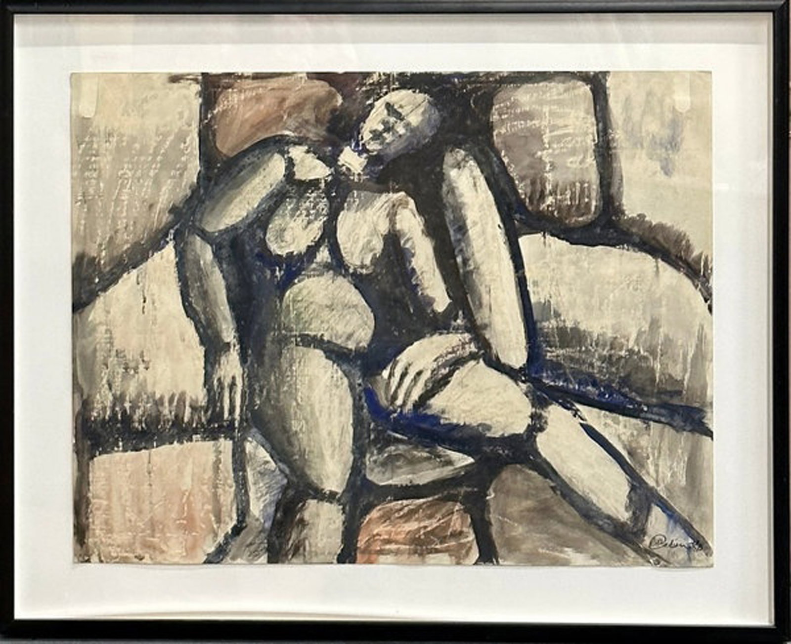 Eric Cadien, Segmented Figures, 1980 (1 of 3)