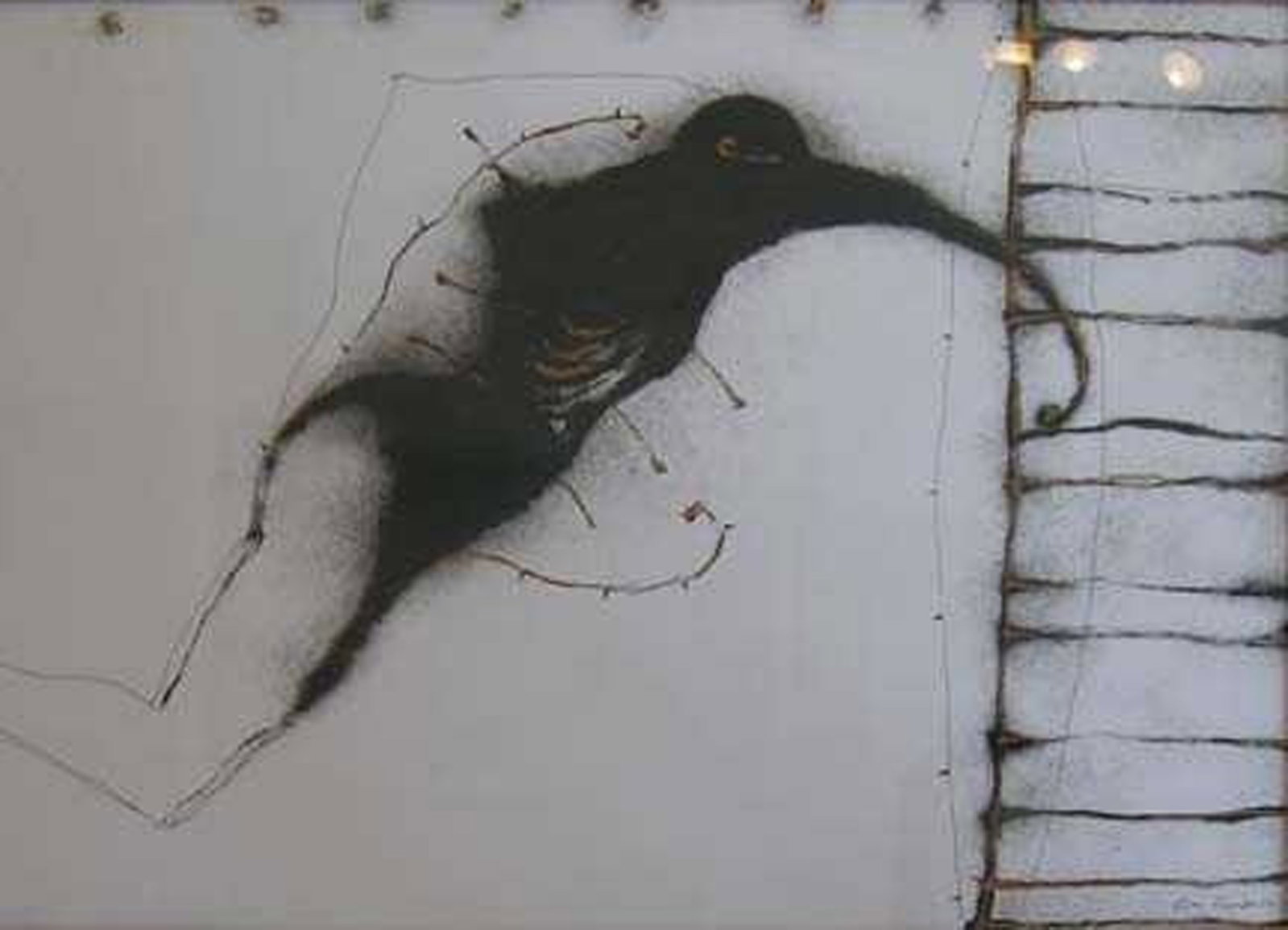 Humberto Castro, Untitled, 1993: Ink on heavy paper, 29 x 40 in, Framed, Signed and dated recto lower rightProvenance: The Artist, Havana Cuba