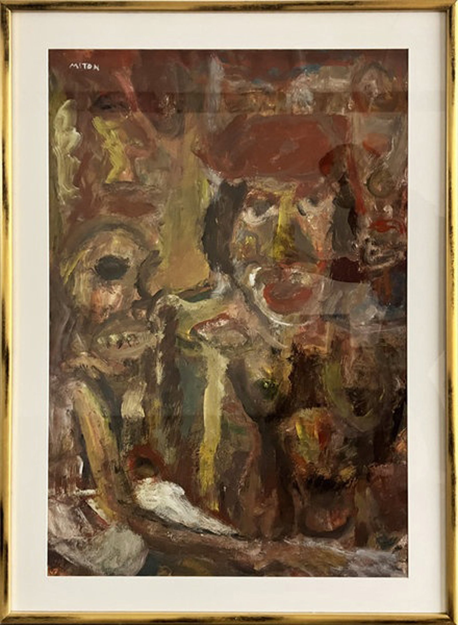 Milton George, The Raising of Lazarus, N.D. (1 of 2)