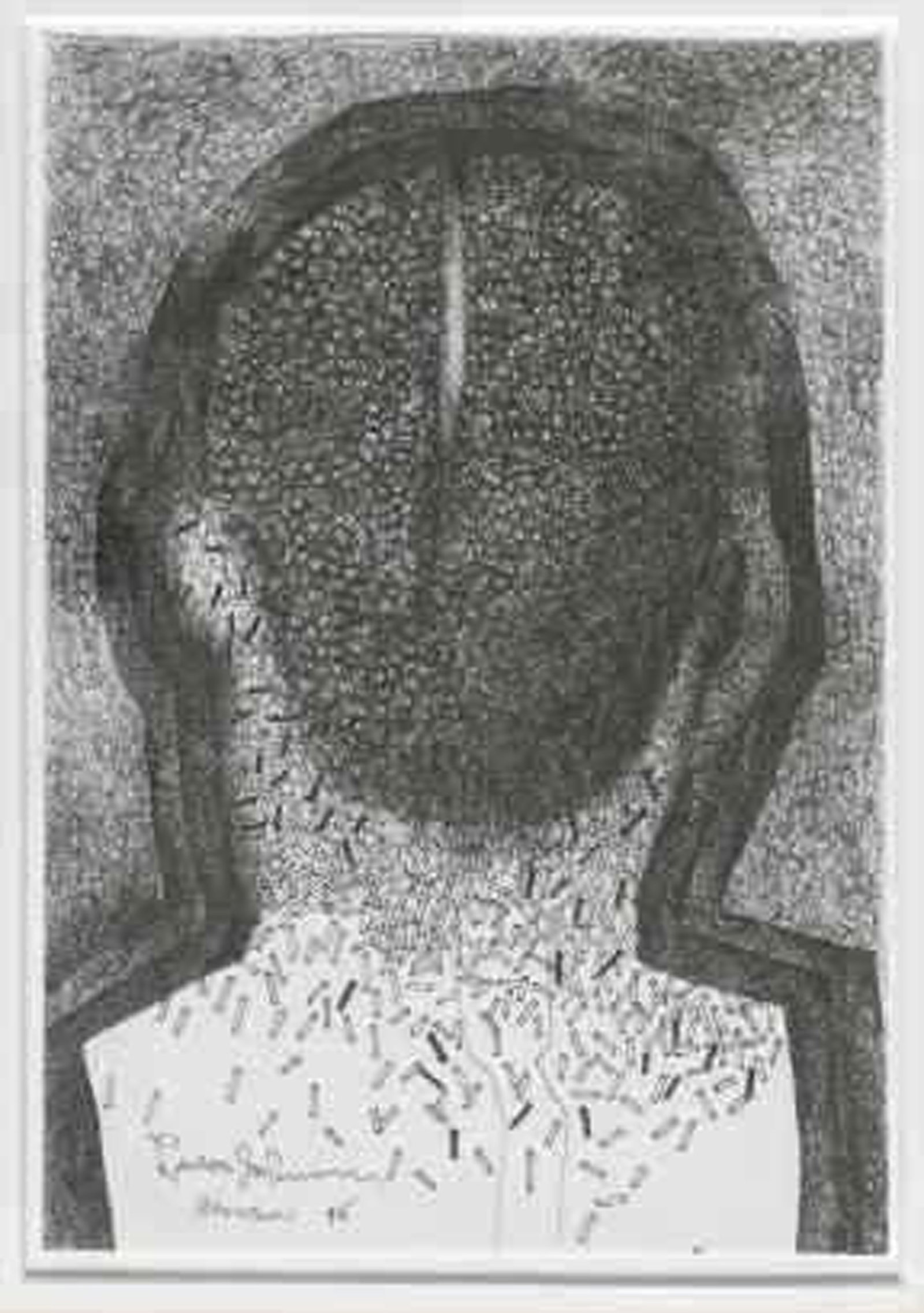 Lucas Johnson, Untitled, N.D.: Ink on paper, 9 x 6.5 in, FramedProvenance: Mulcahy Gallery, Dallas