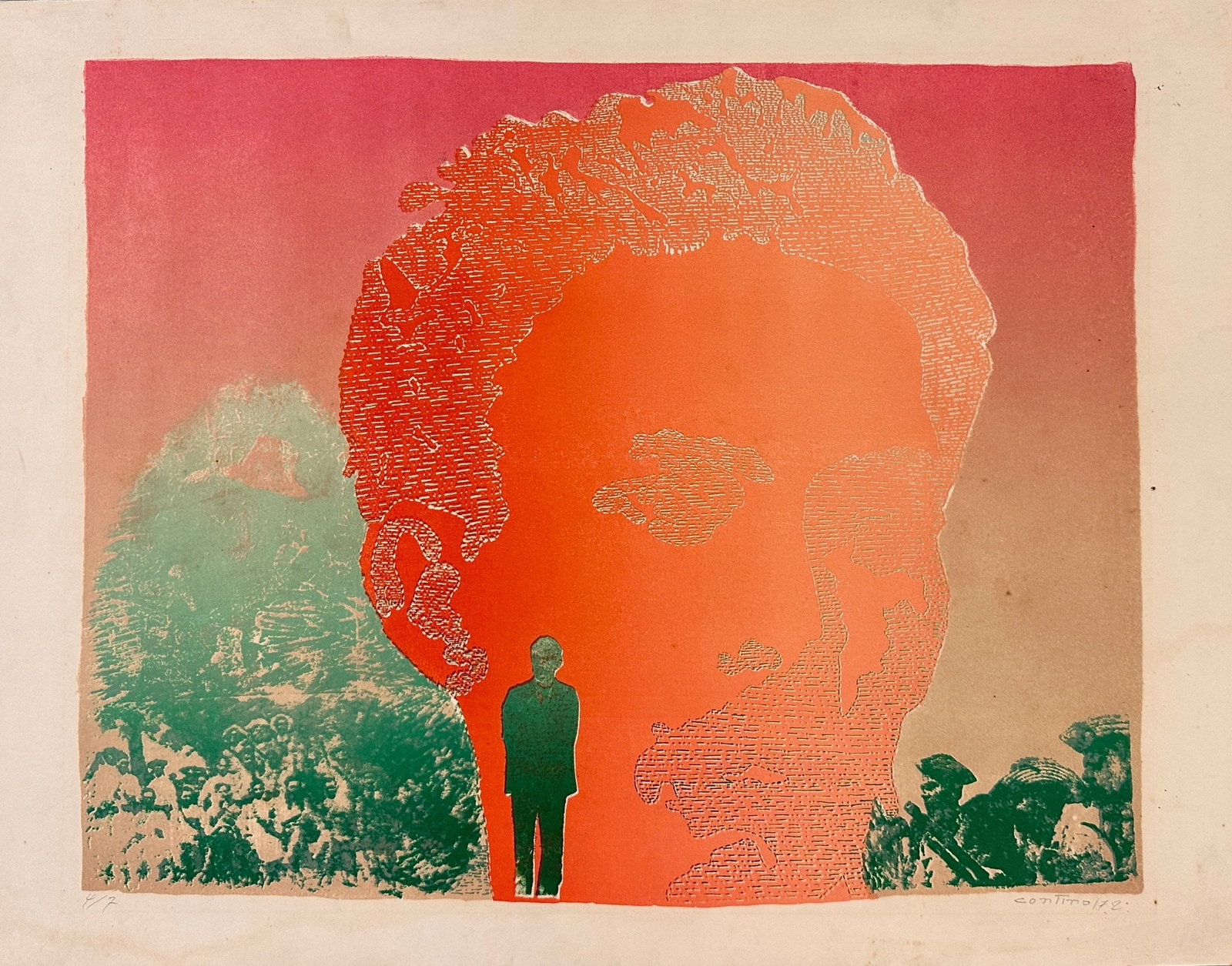 Jose Contino (Cuba) (1932-2002). "José Martí" (1972), 1972 (1 of 4)