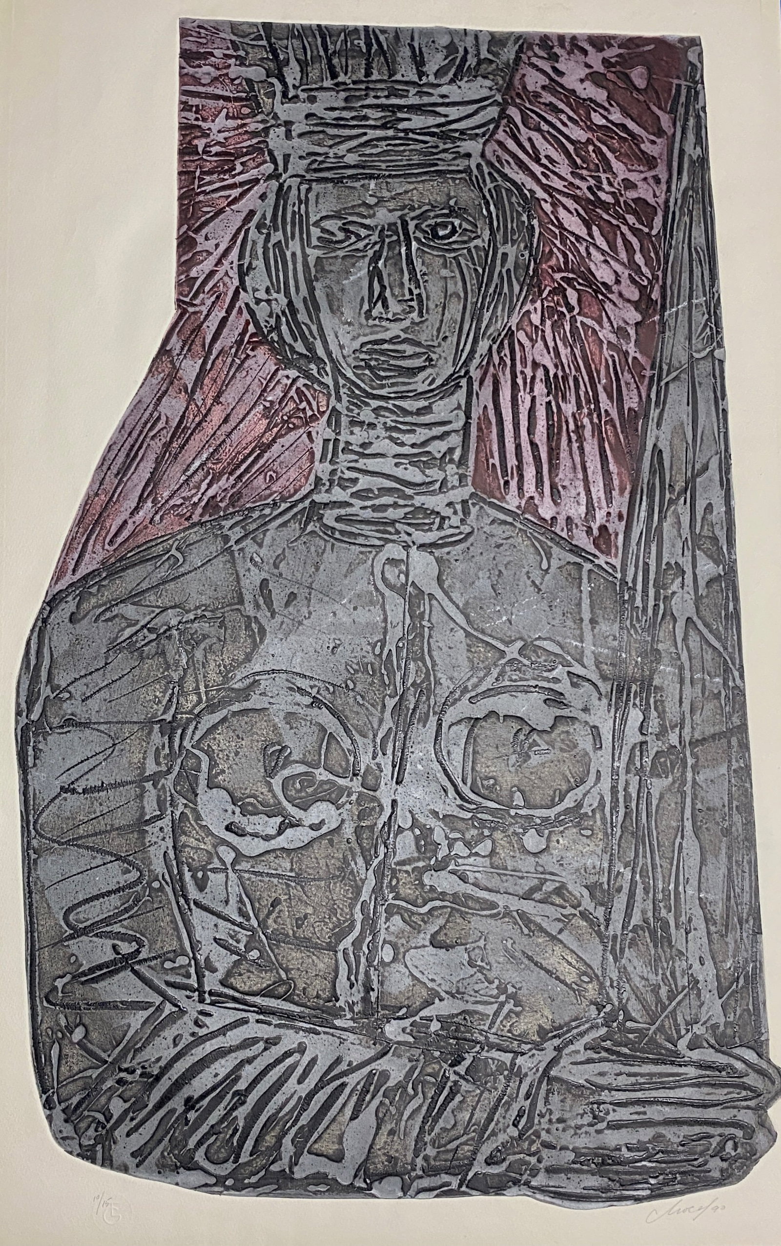 Eduardo Roca (Choco) (Cuba) (1949-). Portocarrero Homage, 1990 (1 of 5)