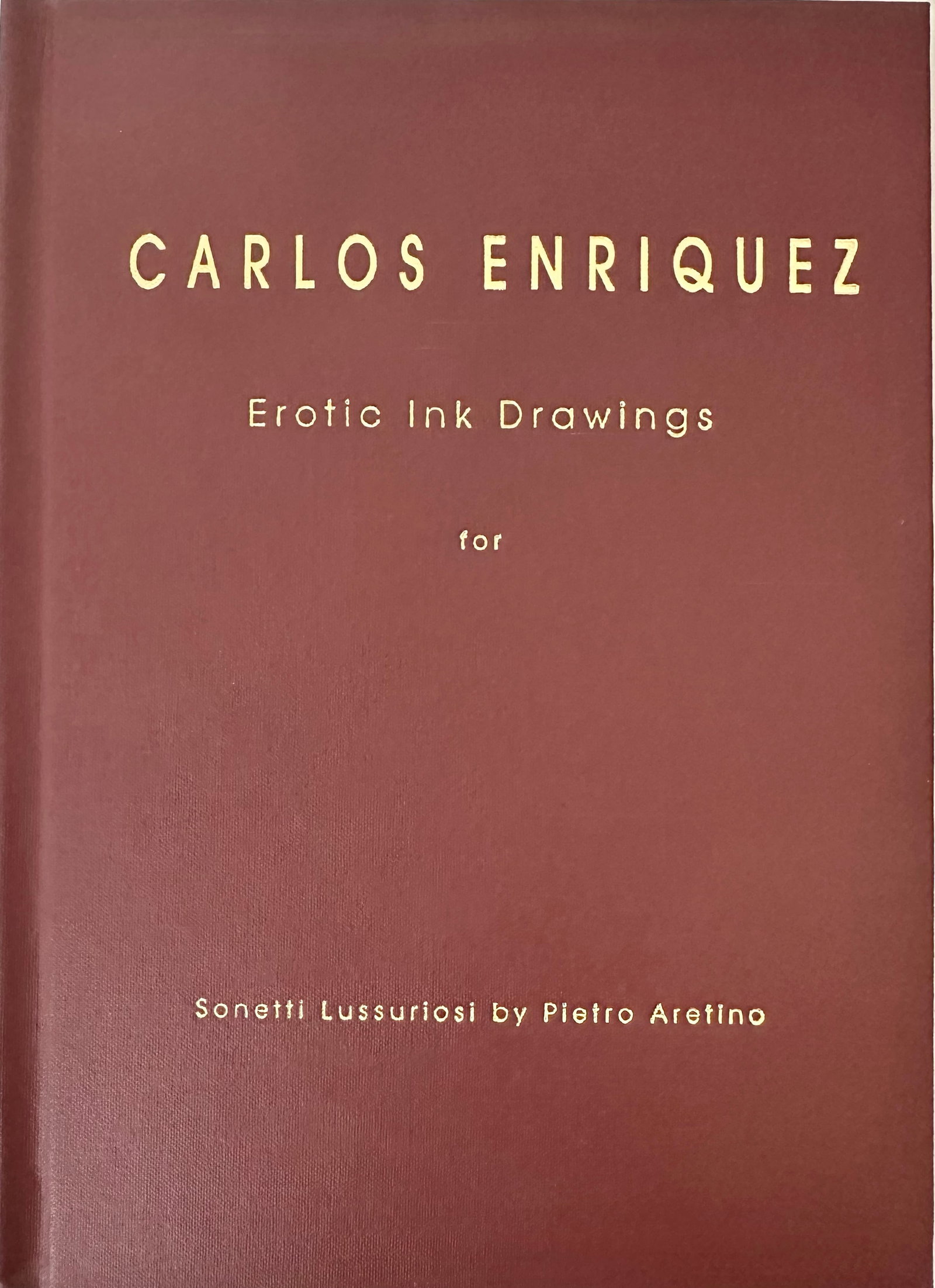 Carlos Enriquez. Erotic Ink Drawings for Sonetti Lussuriosi by Pietro Aretino, 2010 (1 of 1)