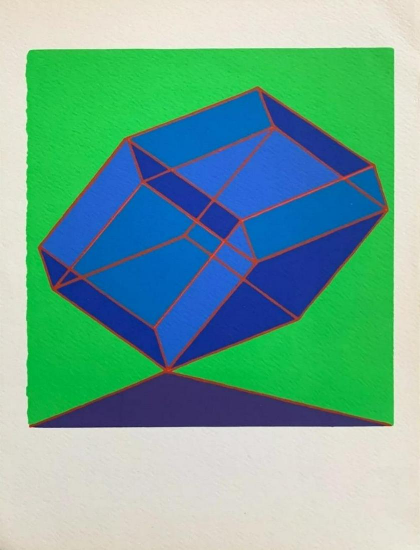 Achille Perilli “Spades”: Achille Perilli (Rome, 1927)"Spades"original six-color serigraphy expressly made for the collection "The playing cards" of Bolaffiarte unsigned 28x21 cm Dimensions: 28X21 cm