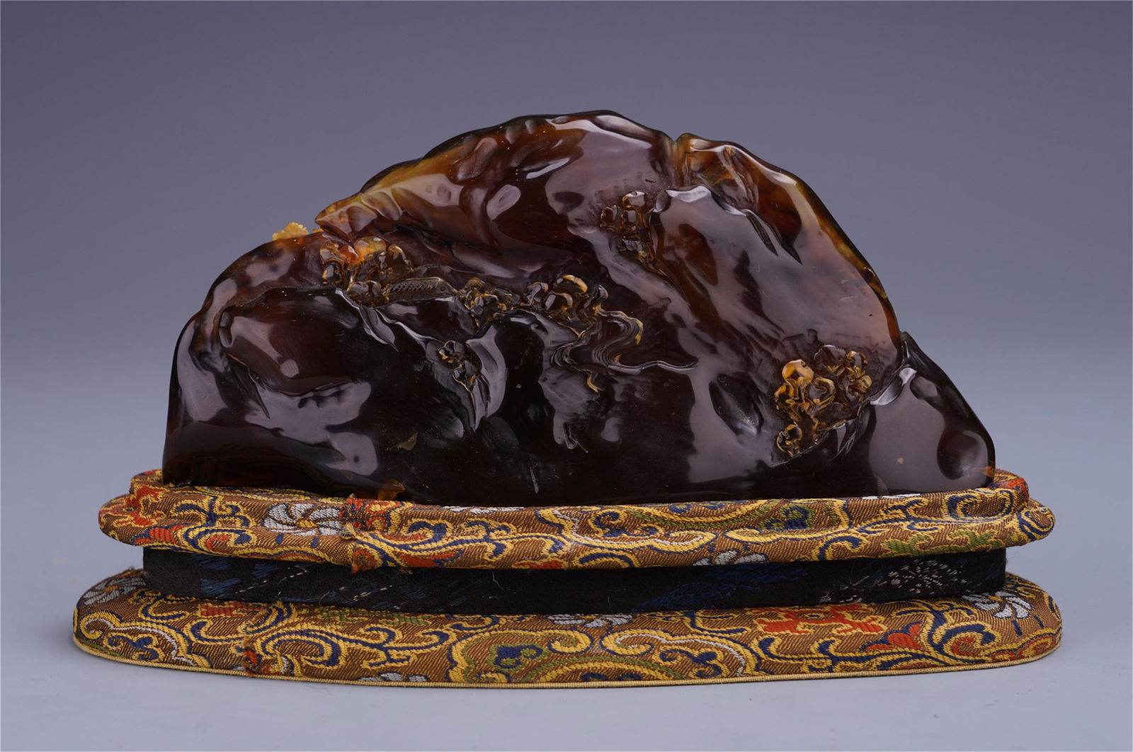 CHINESE AMBER SCHOLAR ROCK (1 of 10)